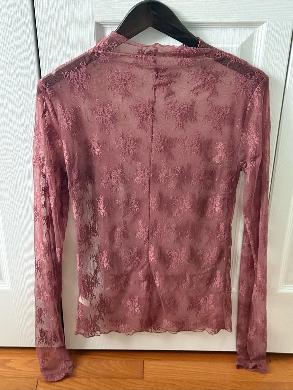 Free People Lady Lux Layering Top in Mauve